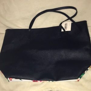 Large Macy’s floral tote